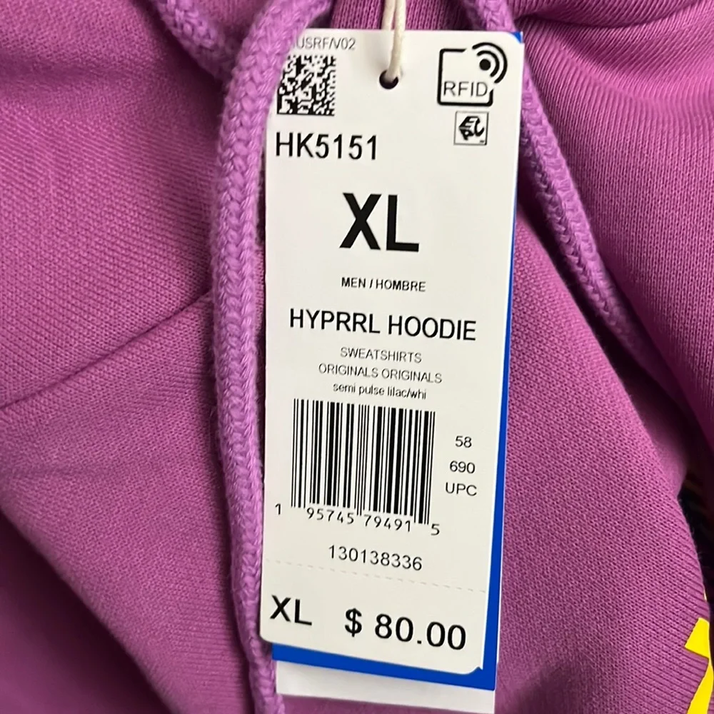 Adidas Originals HYPRRL Hoodie Size XL